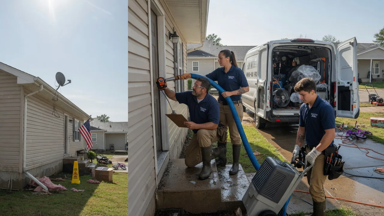 Ceiling Water Damage Restoration in Underwood, ND near me